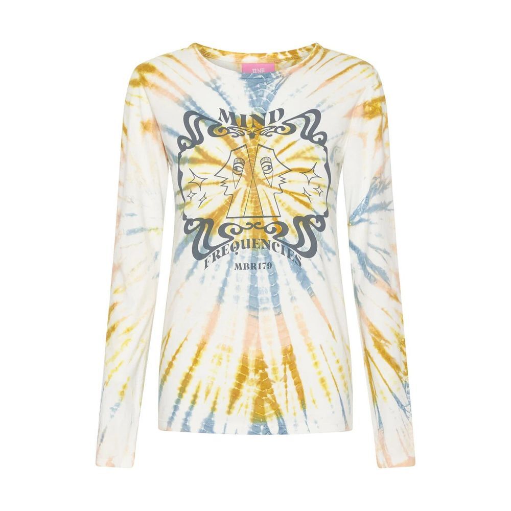 One Teaspoon NWT MoBlack Mind Frequencies Long Sleeve Fitted Tee in Tie Dye XXS